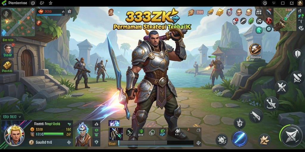 Screenshot gameplay 33ZK yang menampilkan pertempuran strategi yang seru.