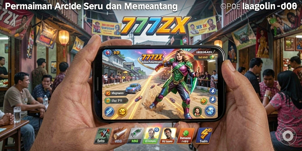 Screenshot menampilkan gameplay menarik dalam game Arcade 777ZX.