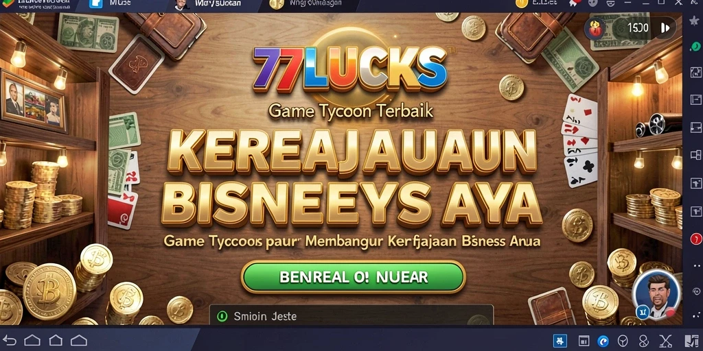 Tampilan menarik dari gameplay Tycoon yang mengasah strategi bisnis.