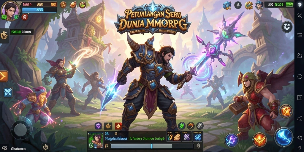 Menampilkan aksi pertempuran epik dalam 9SL dengan banyak pemain.