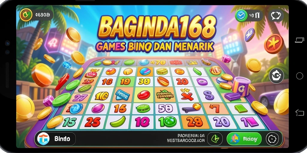 Tampilan menarik gameplay game Bingo BAGINDA168.