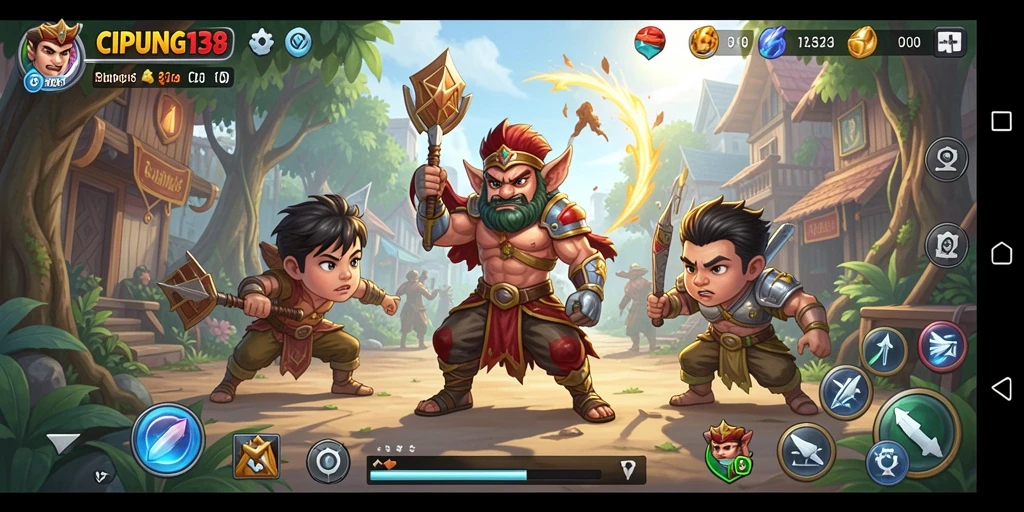 Tampilan gameplay strategis dalam CIPUNG138 yang mendebarkan.