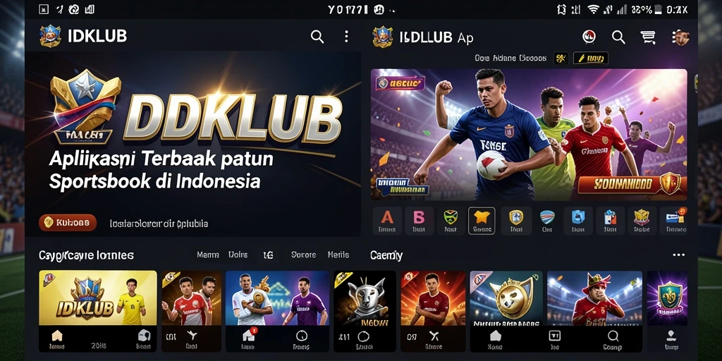 Tampilan gameplay menarik di aplikasi Sportsbook IDKLUB.