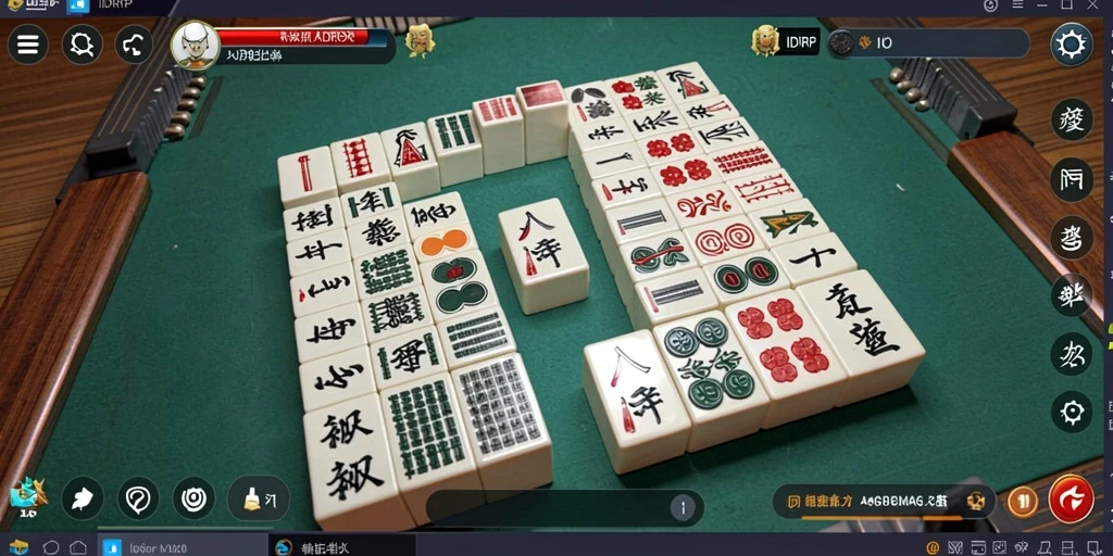 Tampilan gameplay seru dari IDRRP yang memperlihatkan aksi Mahjong.