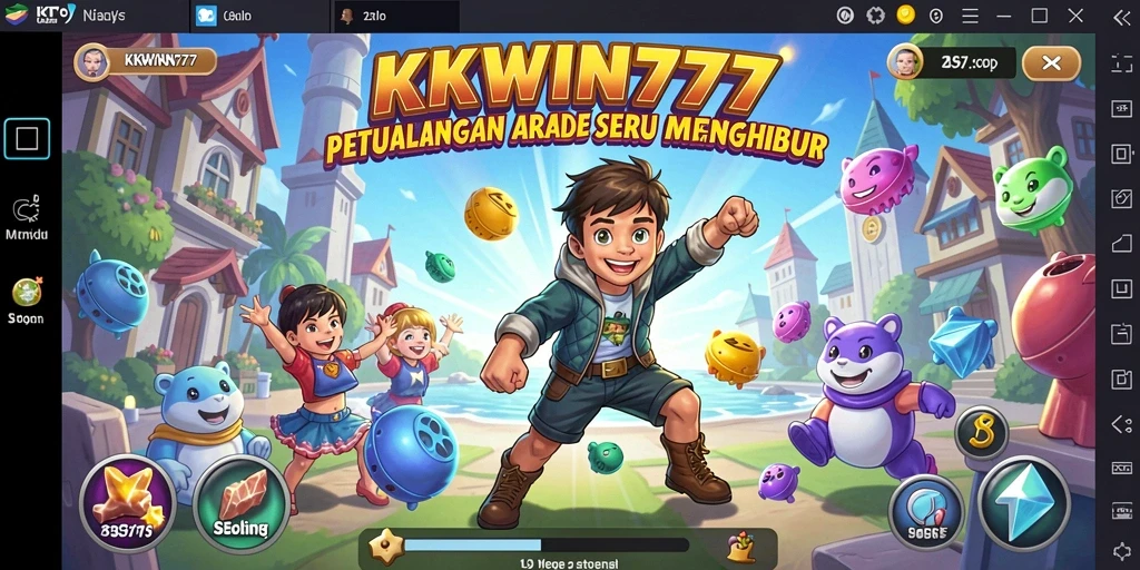 Menampilkan gameplay seru dari KKWIN777 dengan aksi yang cepat dan grafis menarik.