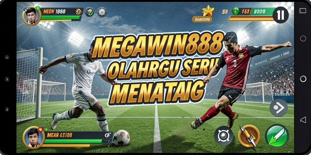 Screenshot utama gameplay MEGAWIN888 yang mengasyikkan dan kompetitif.