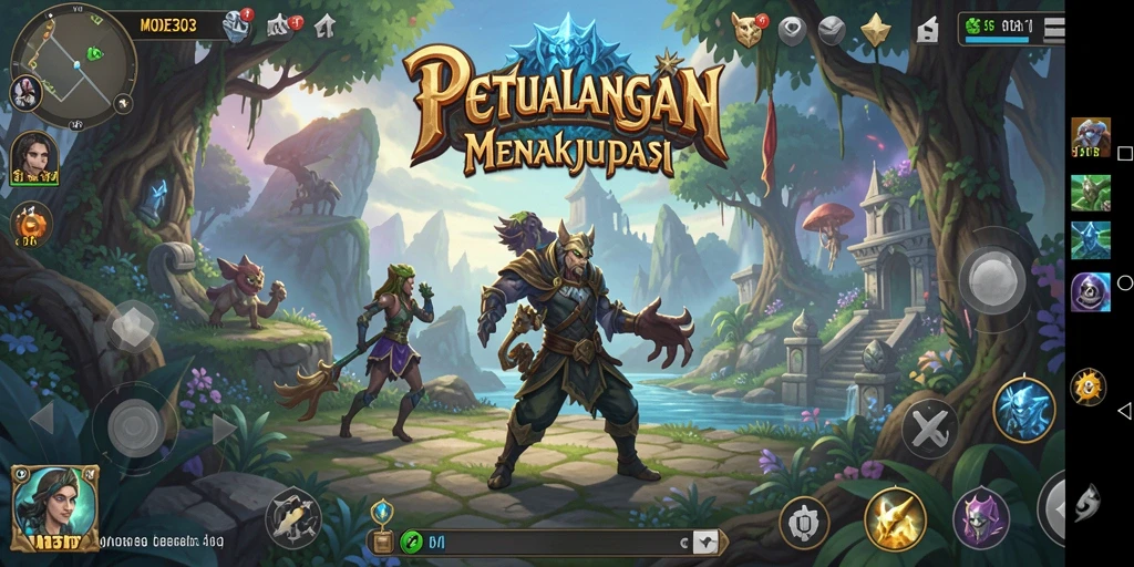Tampilan menarik dari gameplay menegangkan MODE303.