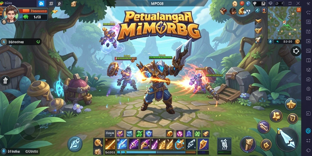 Tampilan gameplay menarik dan dinamis dari MPO08.