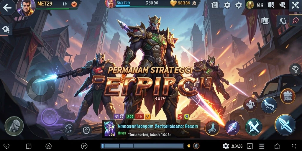 Tampilan gameplay menarik dari NET29 yang penuh strategi.