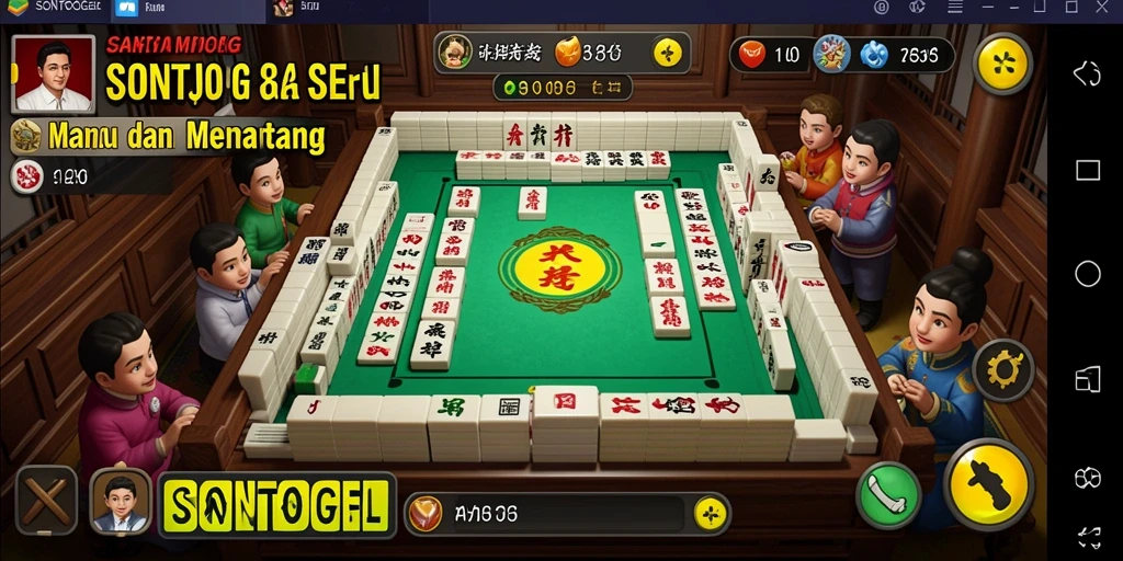 Tampilan gameplay seru dan menantang di SONTOGEL.