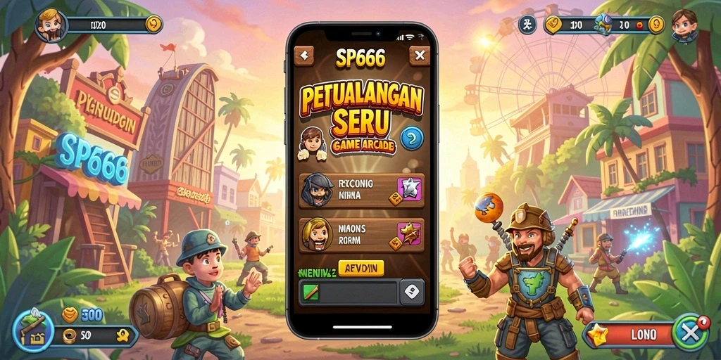 Tampilan menarik dari gameplay SP666 dengan aksi seru di layar.