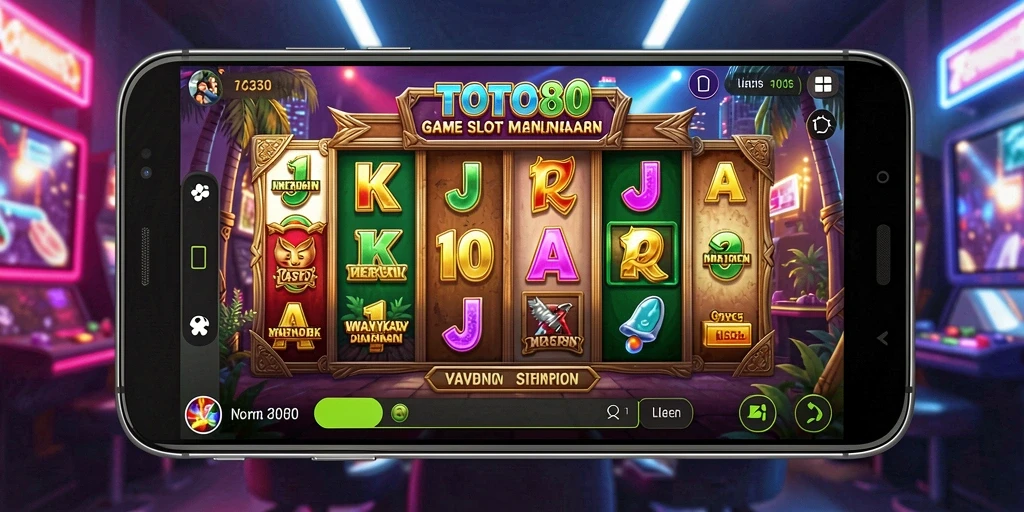 Tampilan gameplay TOTO80 yang menarik dan penuh warna.