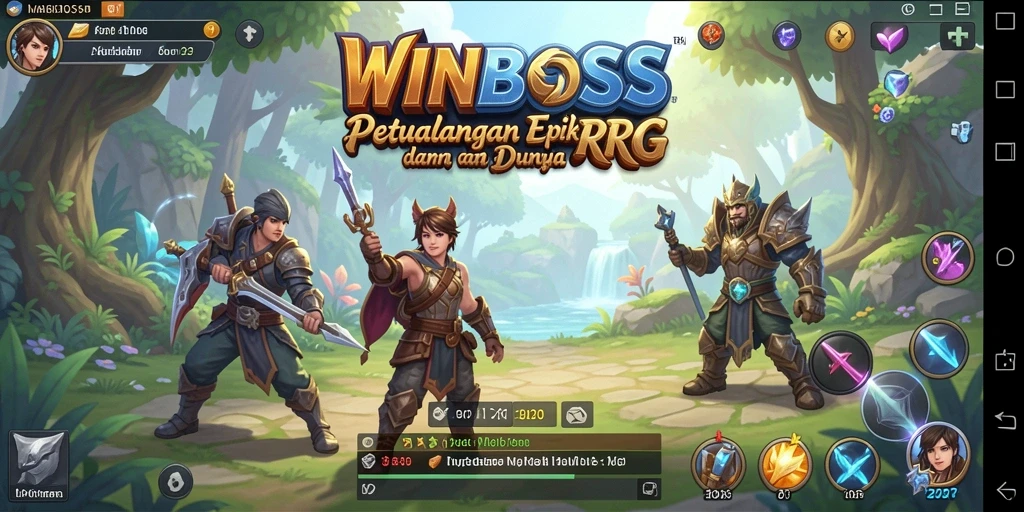 Tampilan gameplay RPG yang menakjubkan dan mendebarkan.