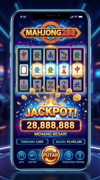 Screenshot proses unduh aplikasi di Mahjong288.